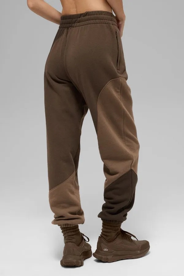 Make Waves Sweatpant - Espresso Tonal