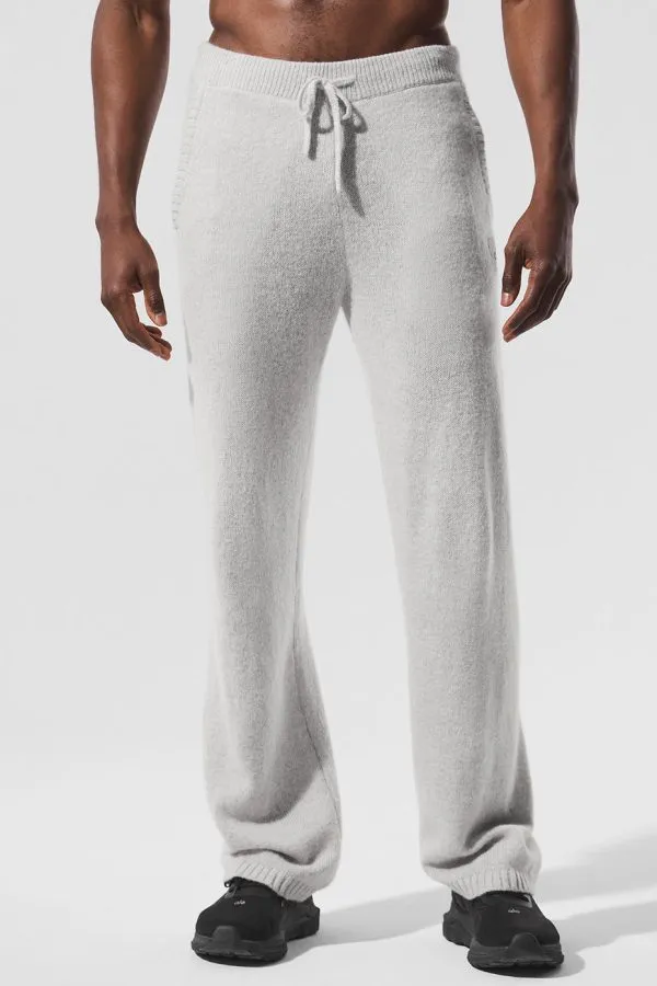 Wool Cashmere New Class Sweatpant - Pearl Grey Heather