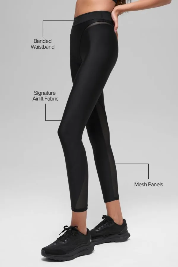 Airlift High-Waist 7/8 Rebel Legging - Black