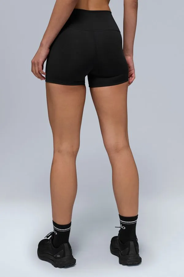 3" High-Waist Airlift Short - Black