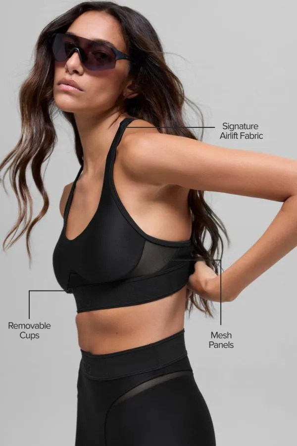 Airlift Rebel Bra - Black